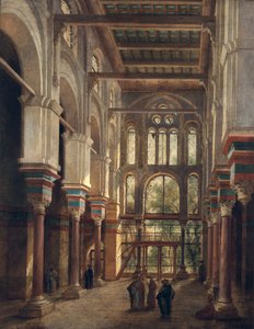 Interieur van de Moskee van El Mooristan in Caïro
